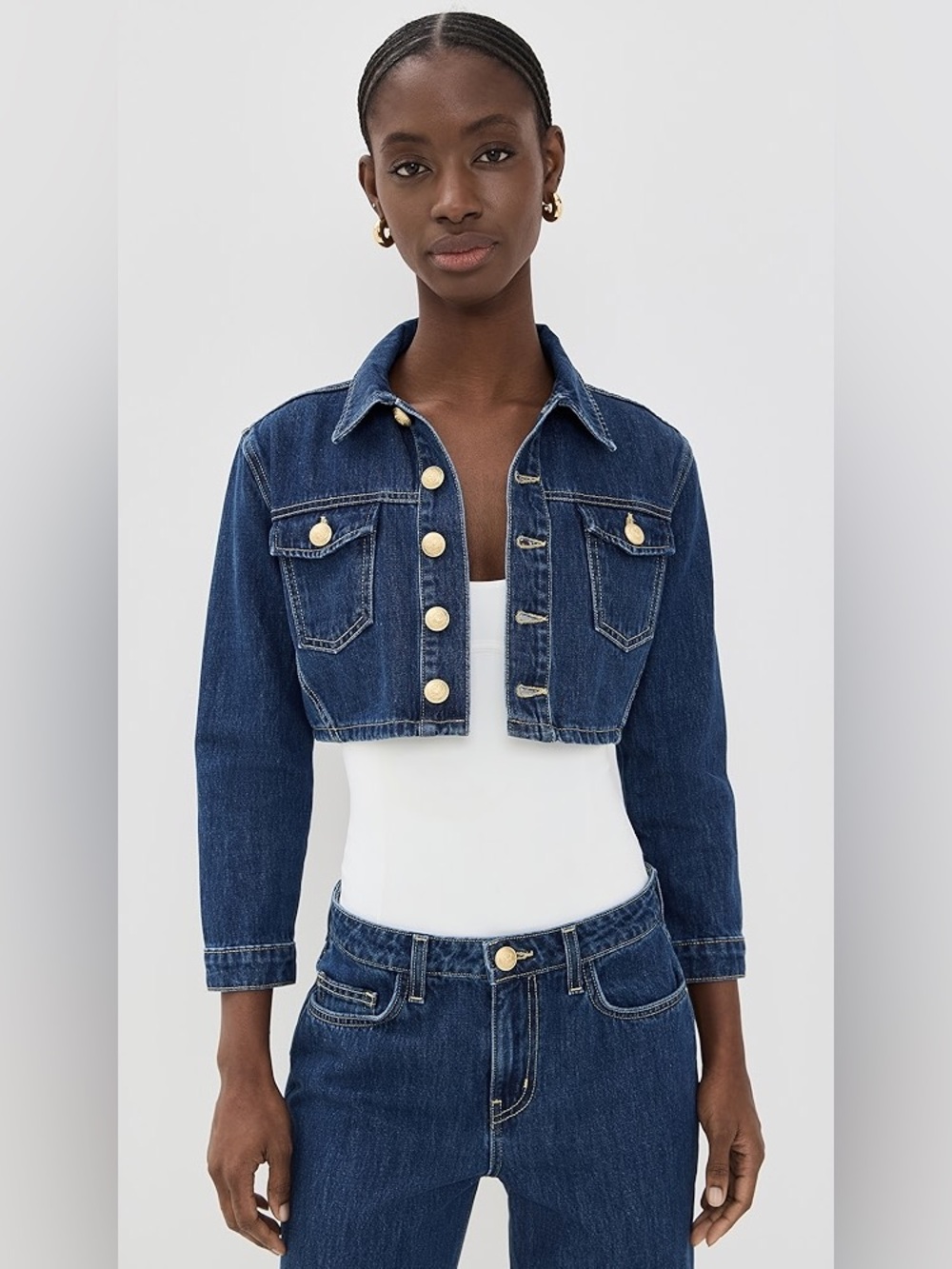 NWT L’Agence Genevie Crop Jacket - Picture 2 of 5